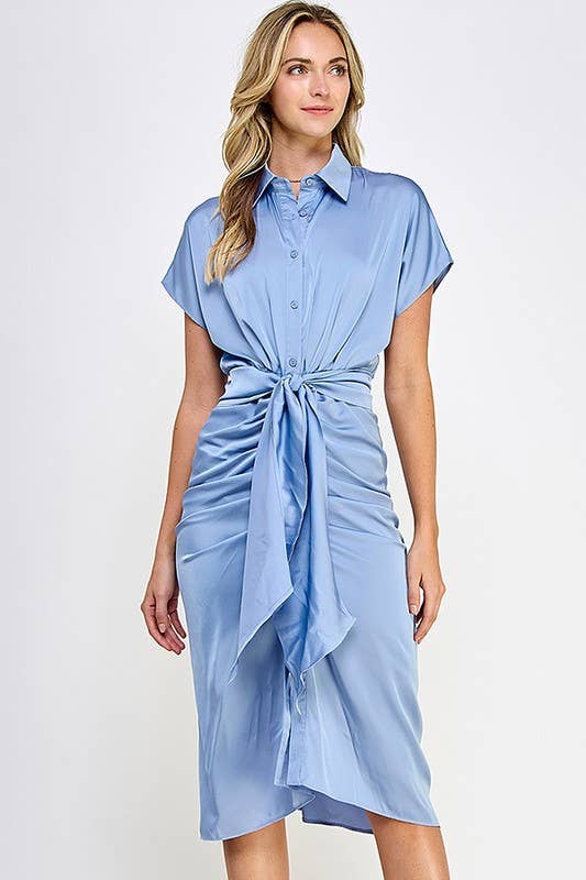 Charmeus Midi Collared Dress