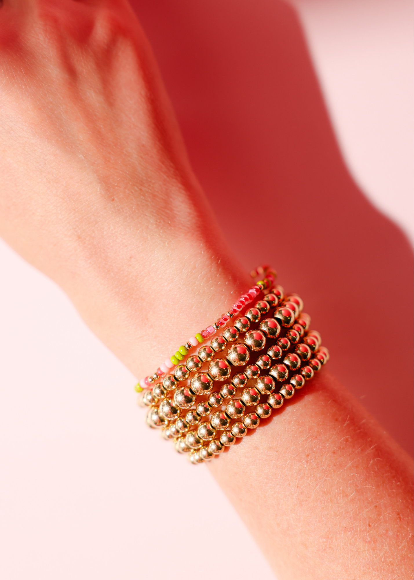 Watermelon Sprinkle Bracelet