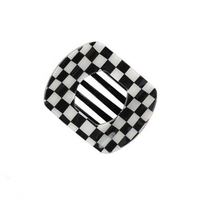 Jumbo Lay Flat Oval Hair Claw Clips Secure Styling