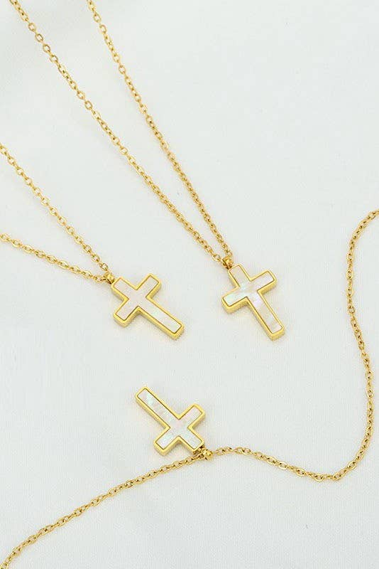 TARNISH FREE CROSS NECKLACE