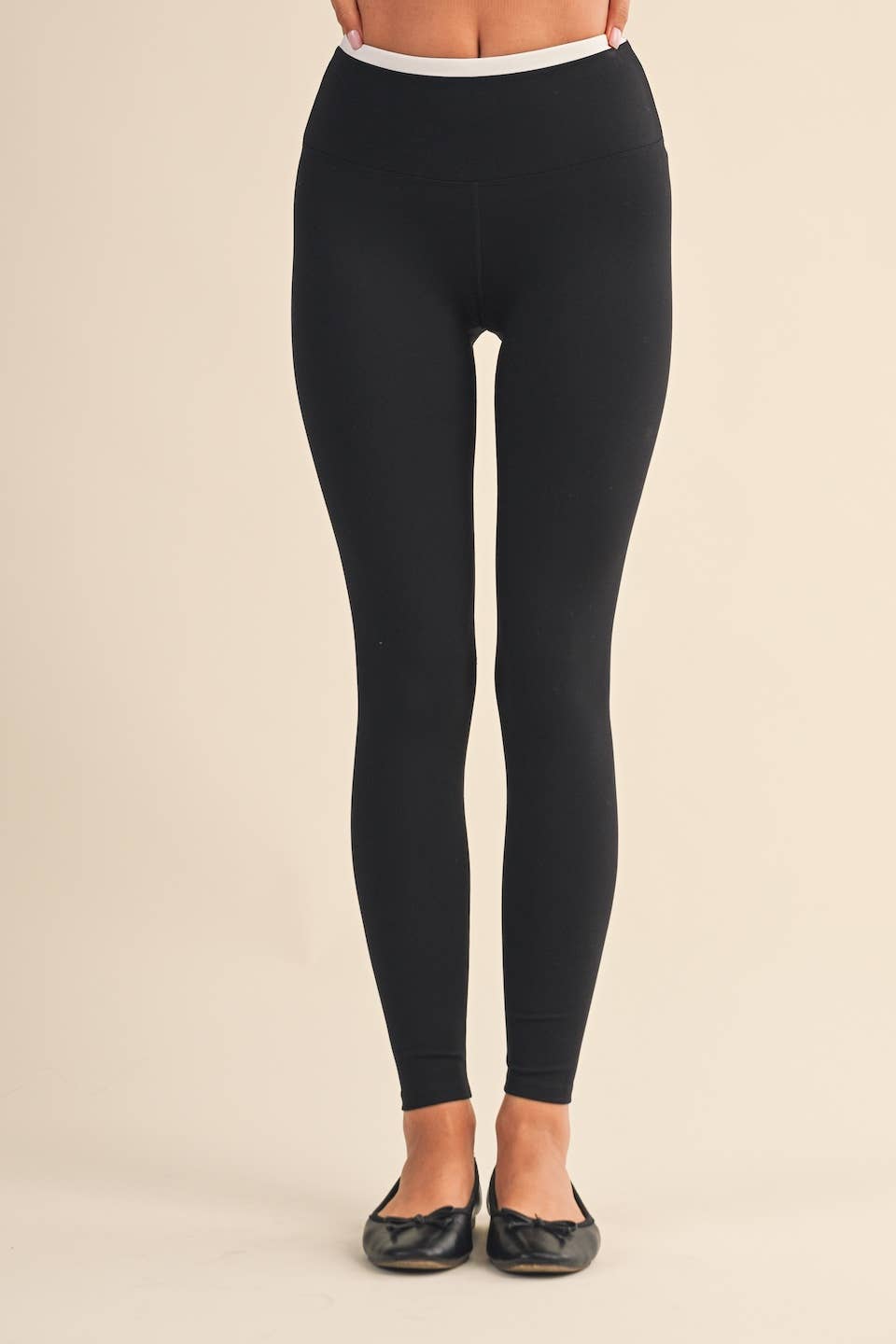 Contrast Binding Legging