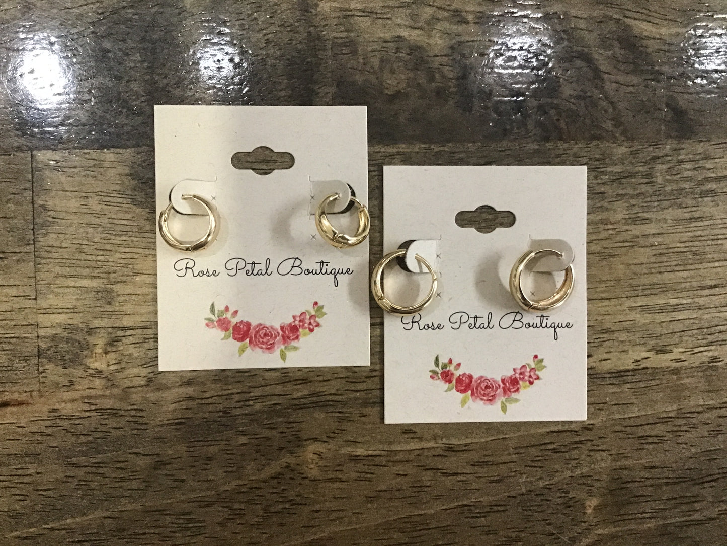 Simple Gold Earrings