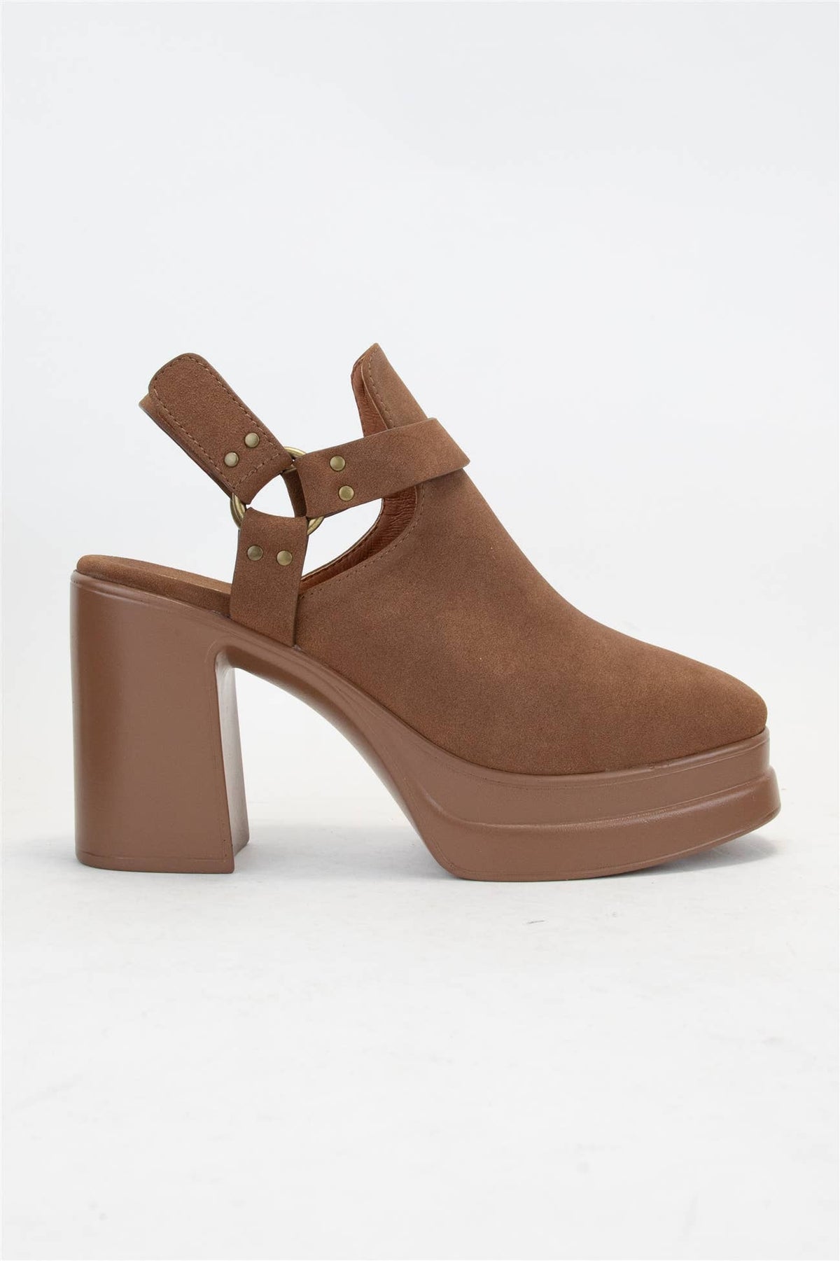 Palazzo Slingback Cutout Platform Bootie