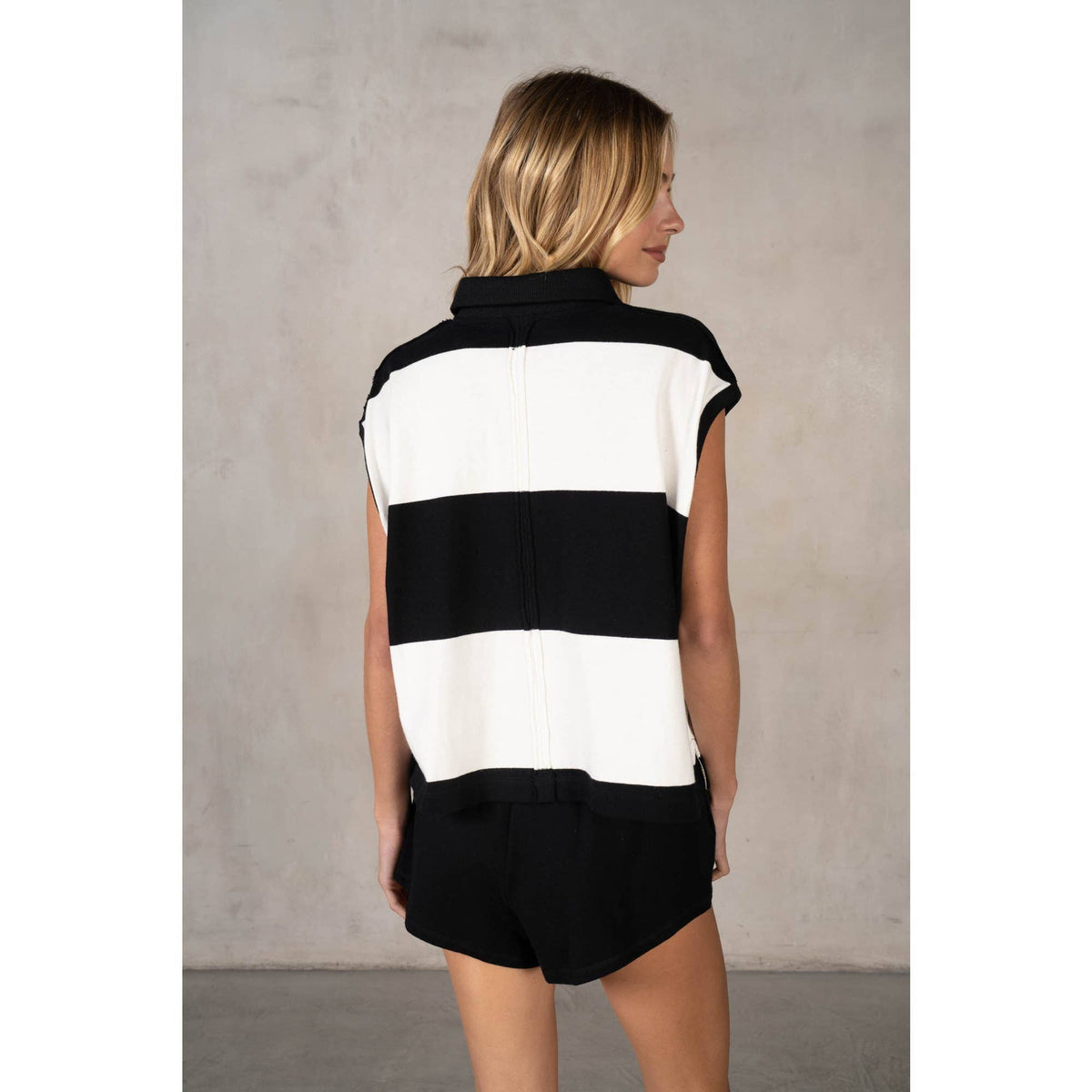 Classic Striped Slouchy Sleeveless