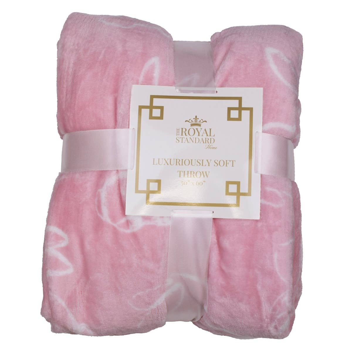 Ellie Bunny Throw Pink