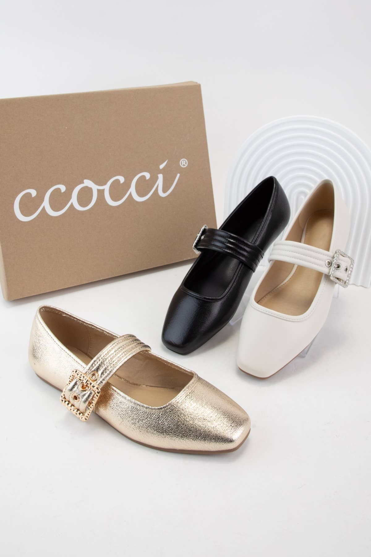 Sparrow Square Toe Mary Jane Flats