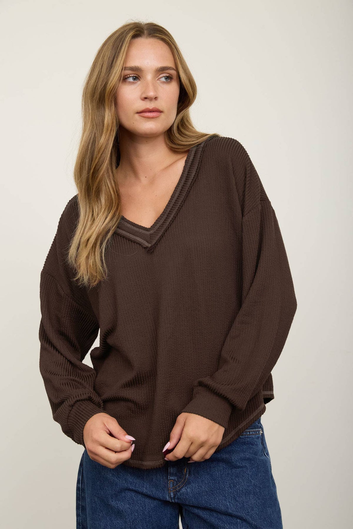 Amberly textured top