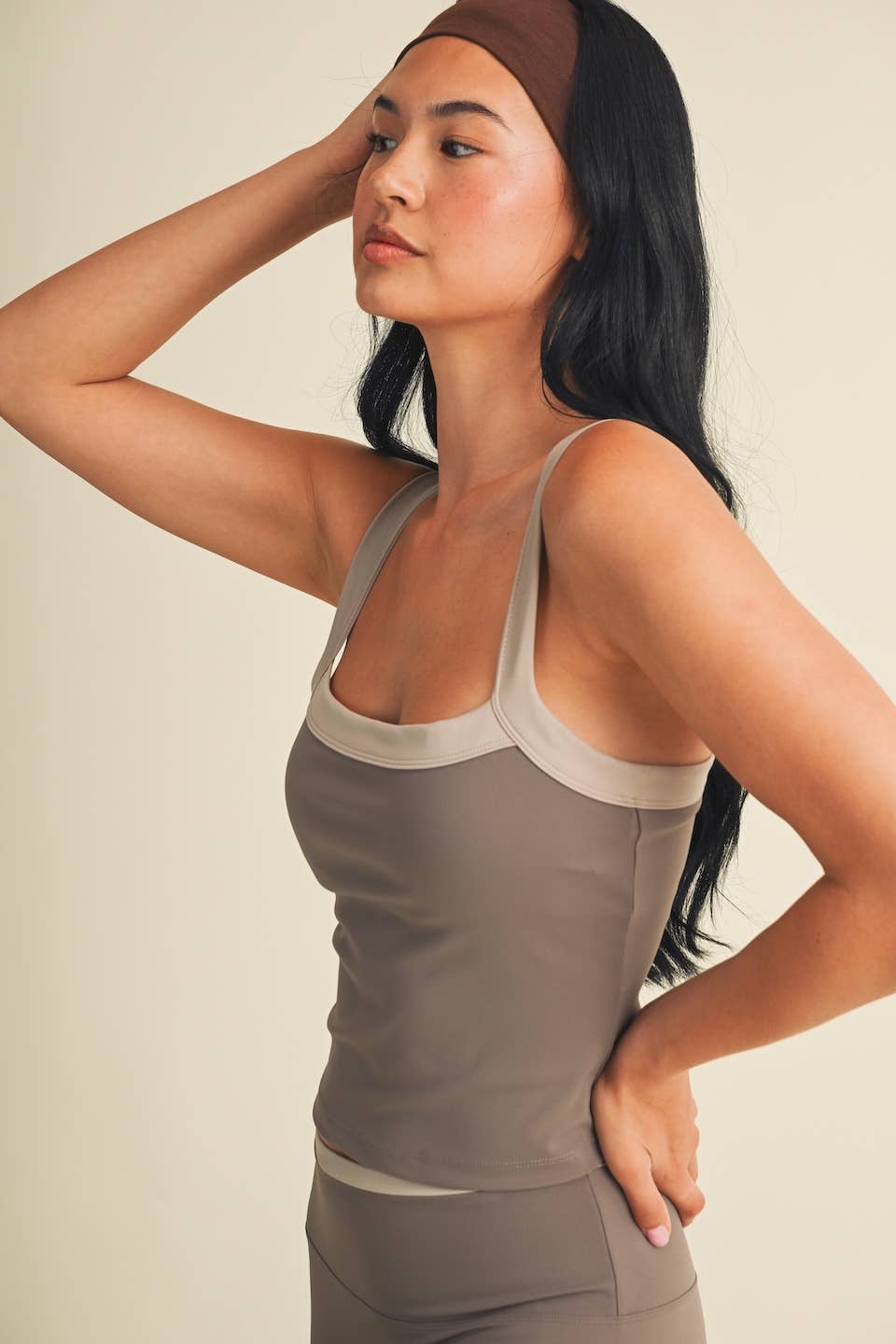 Contrast Block Tank Top