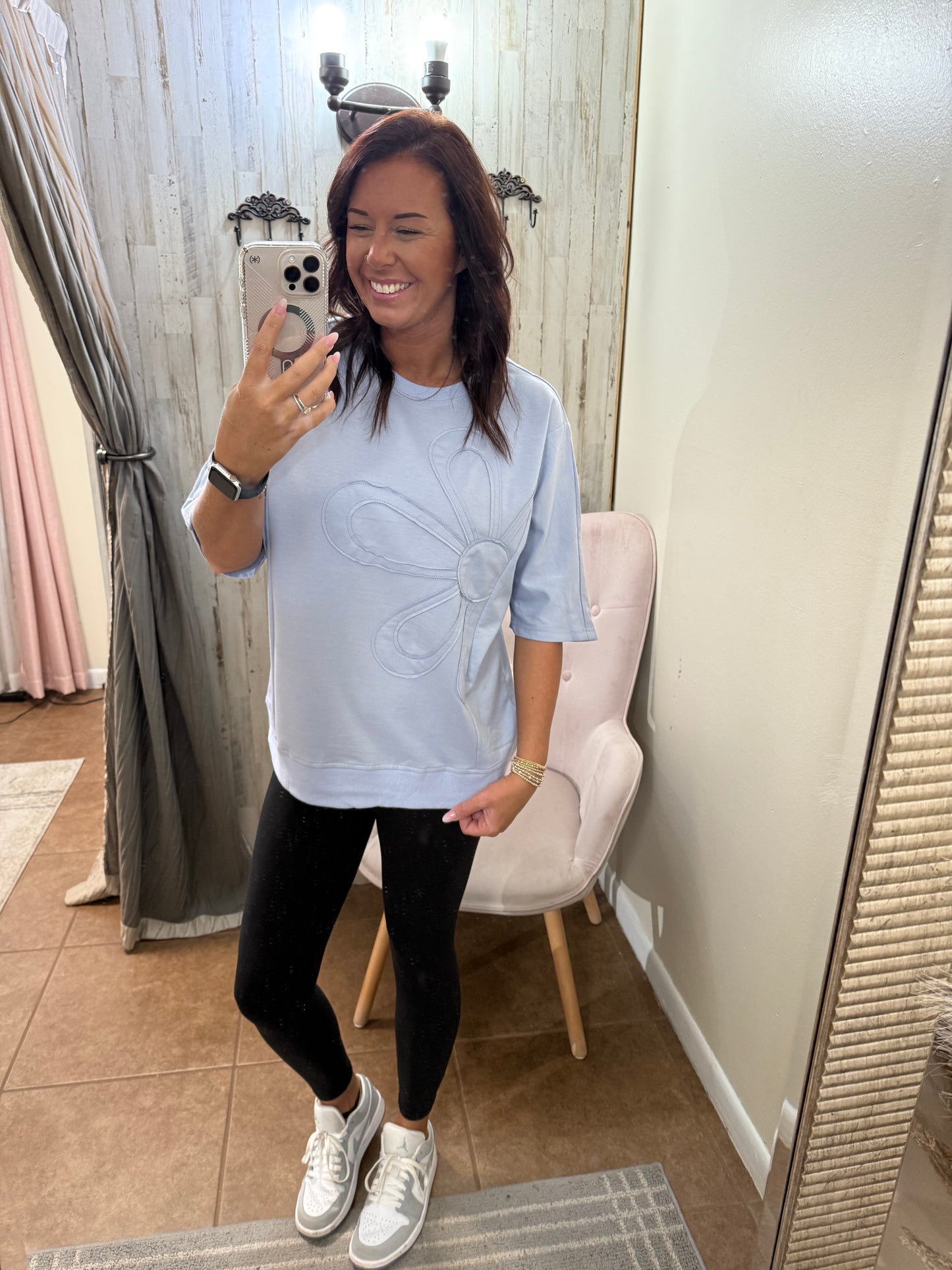 Casual Flower Top