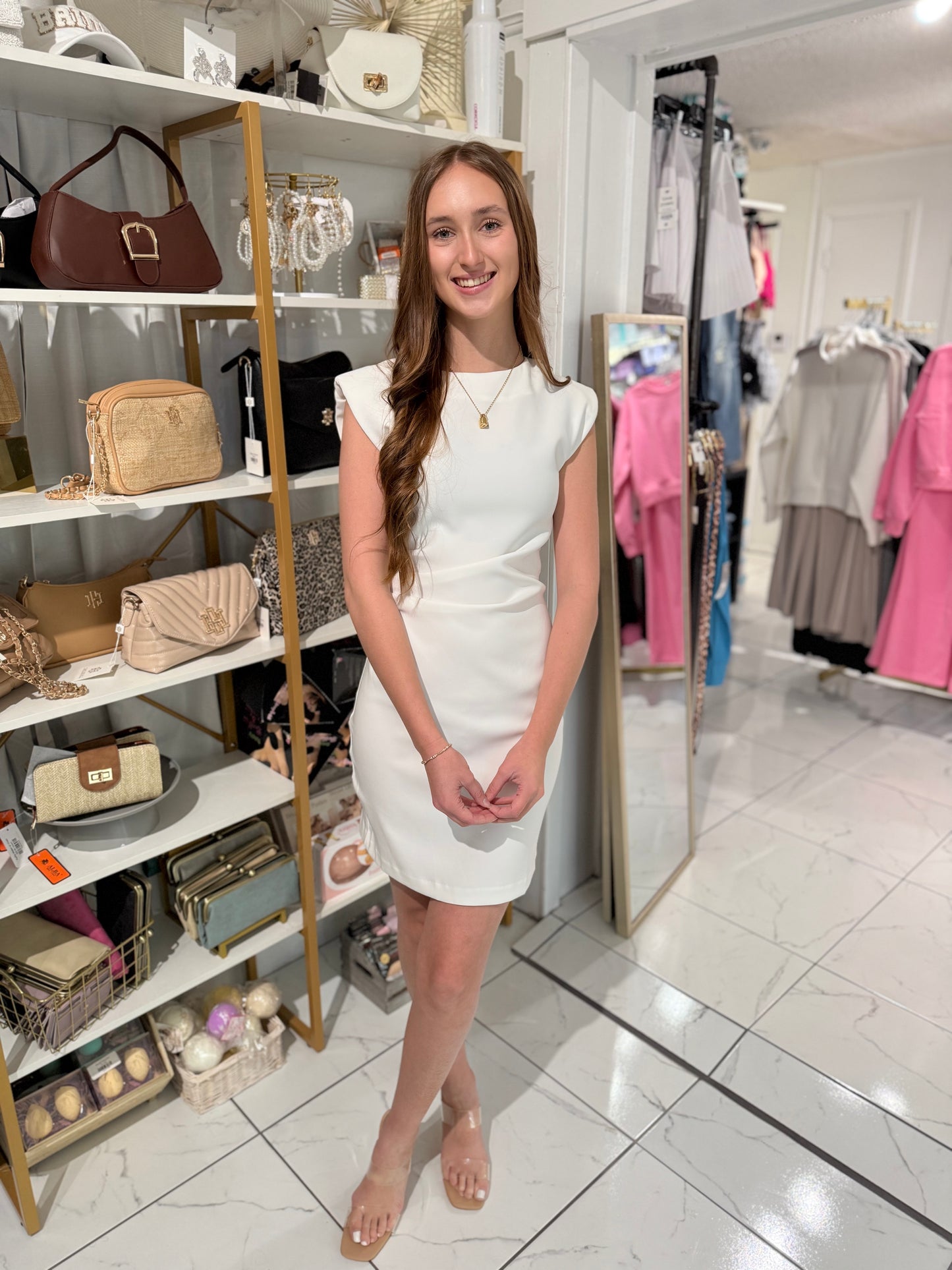 Make Me Blush Mini Dress