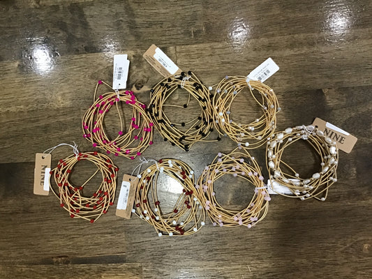 stretchy bangle bead set