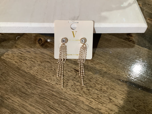 Multi Chain  Dangle Earring