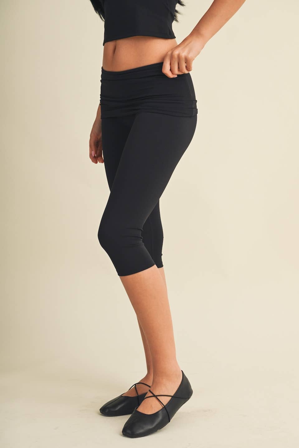 Foldover Capri Legging