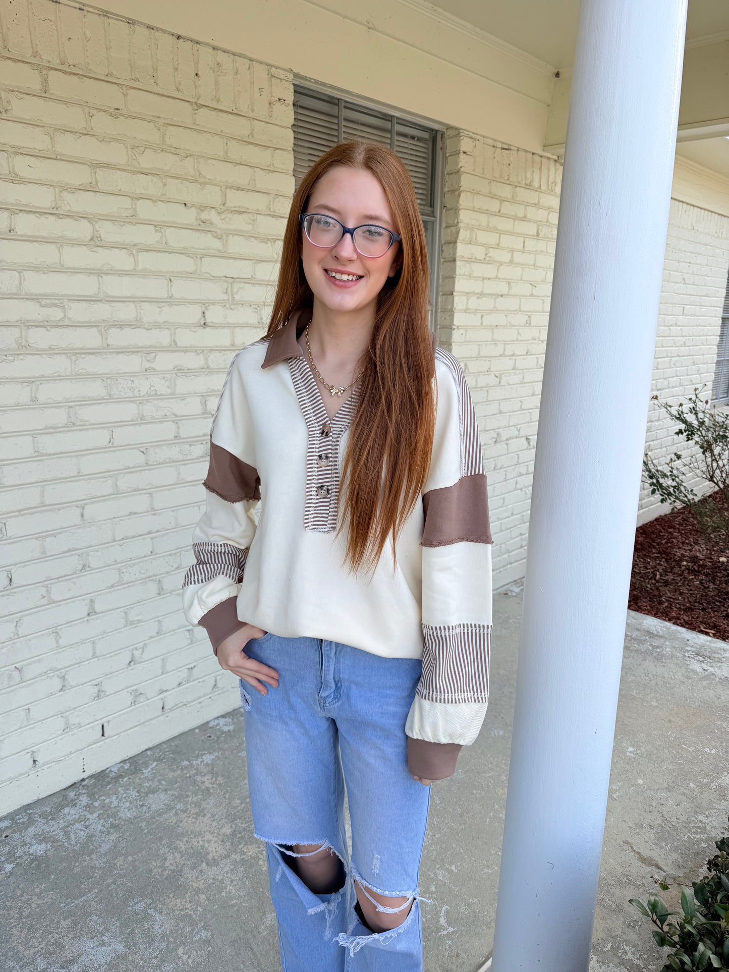 Henzlee Casual Knit Top