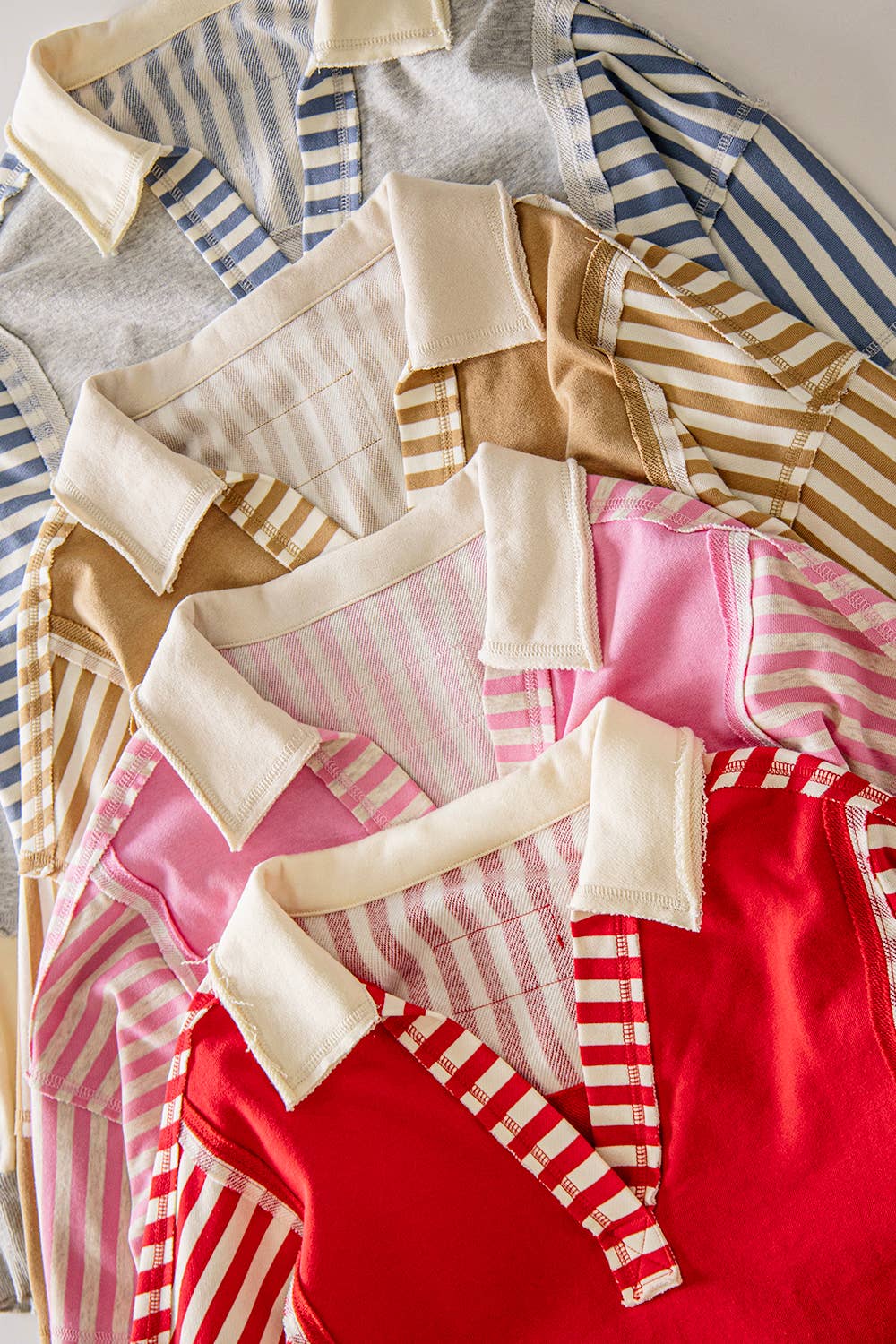 Vintage Stripe Rugby Sweatshirt