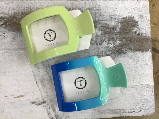 Teletie Square Flat Clip Large