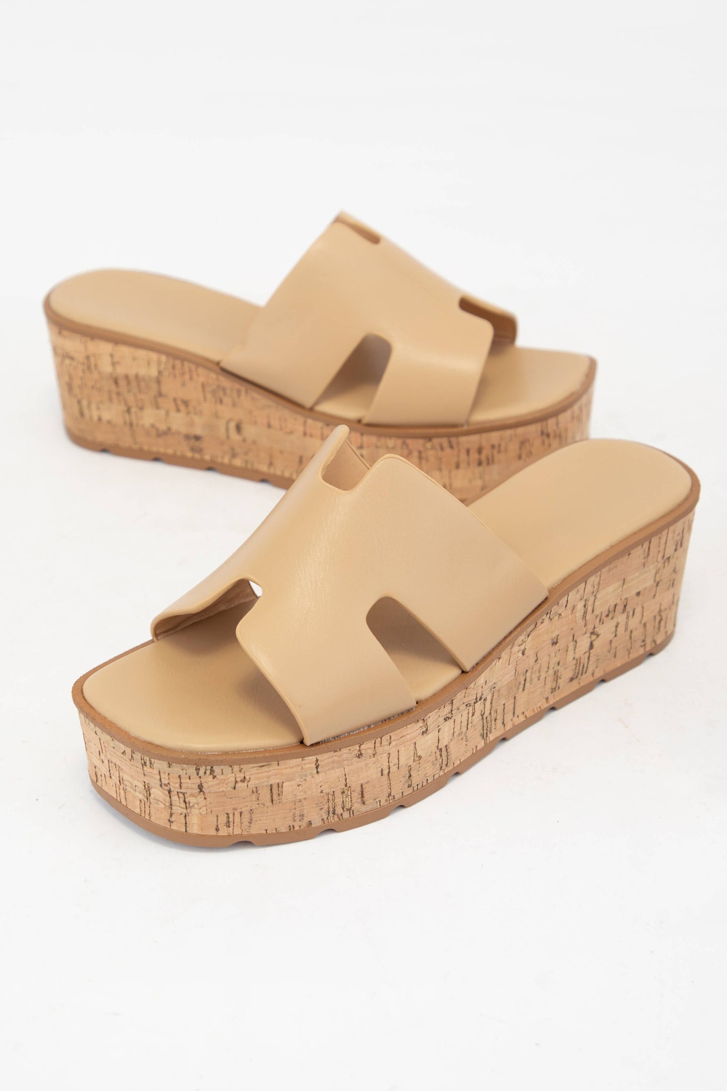 CUT OUT DESIGN UPPER PLATFORM WEDGE