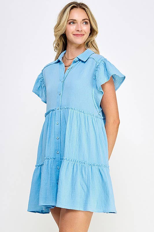 Over The Moon Babydoll Dress