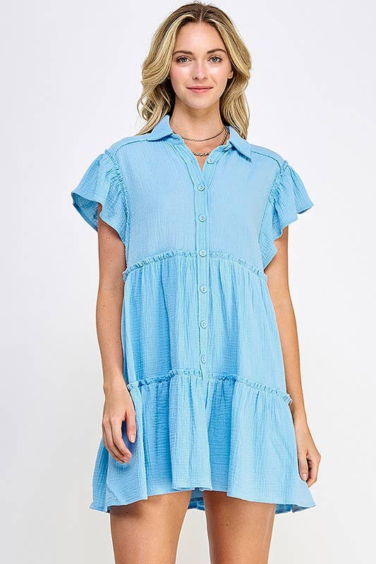 Over The Moon Babydoll Dress