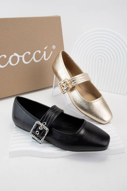 Sparrow Square Toe Mary Jane Flats