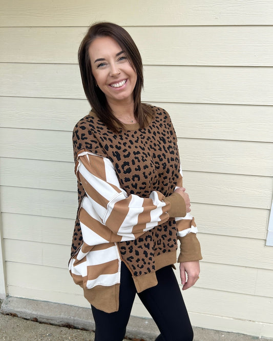 Leopard Feelings Top