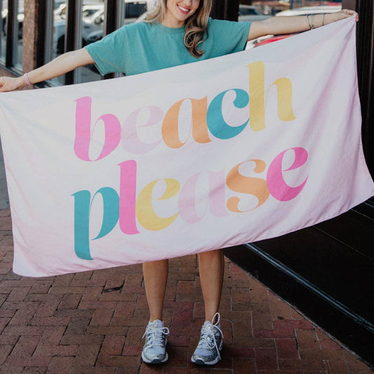 Light Pink Beach Towel