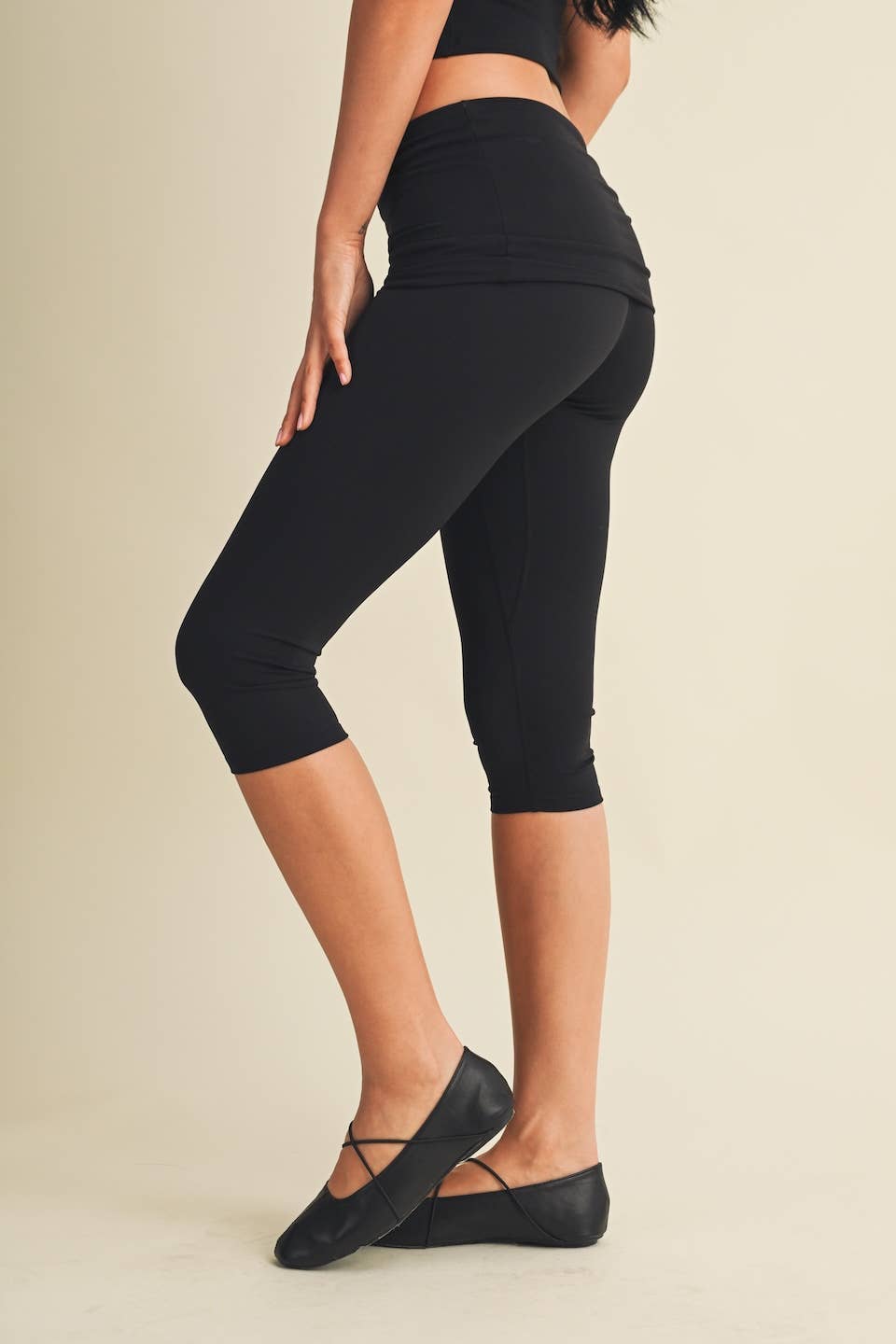 Foldover Capri Legging