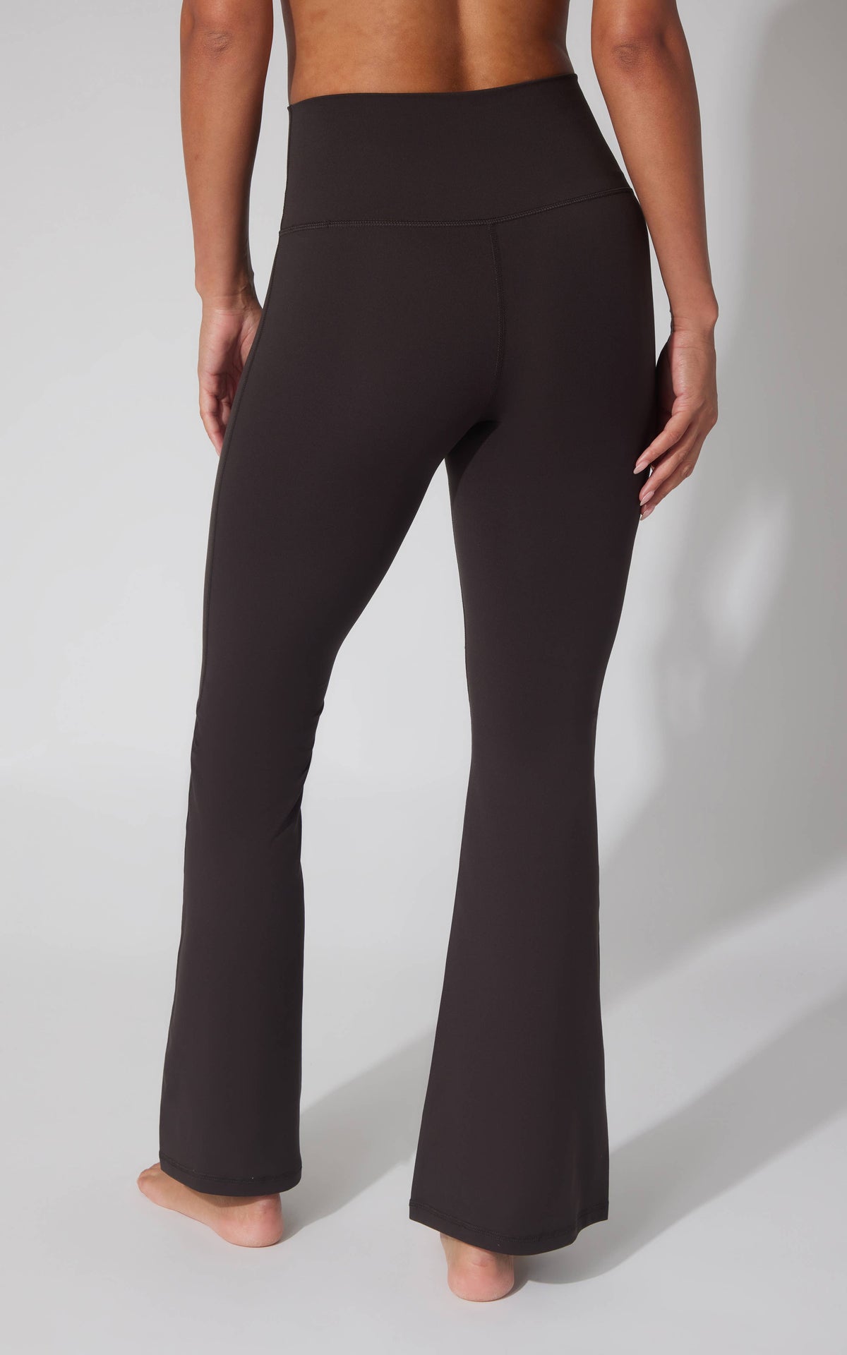 Women's Lux Everyday Basic High Rise Flared Leg Pant