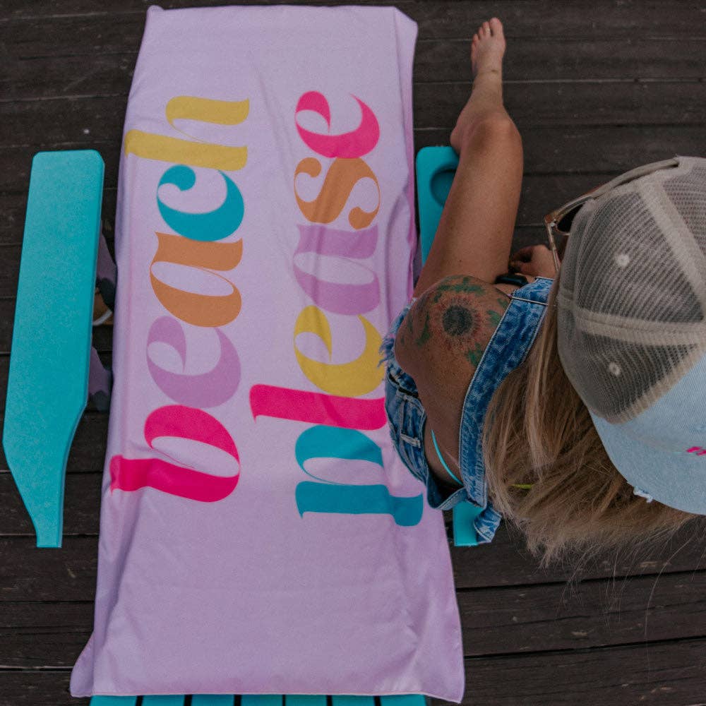 Light Pink Beach Towel