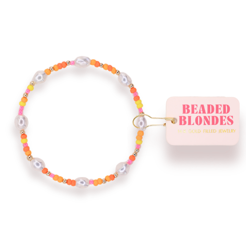 Sunkissed Sprinkle Pearl Bracelet