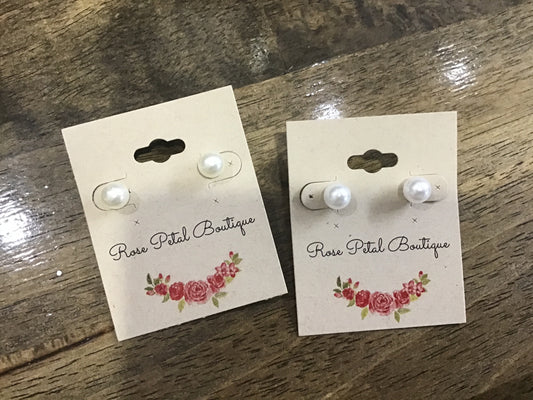 Simple Gold Earrings