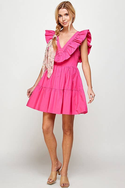 Romantic Ruffle Tiered Dress
