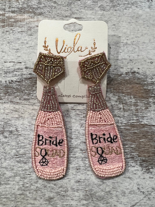 Bride Squad earrings