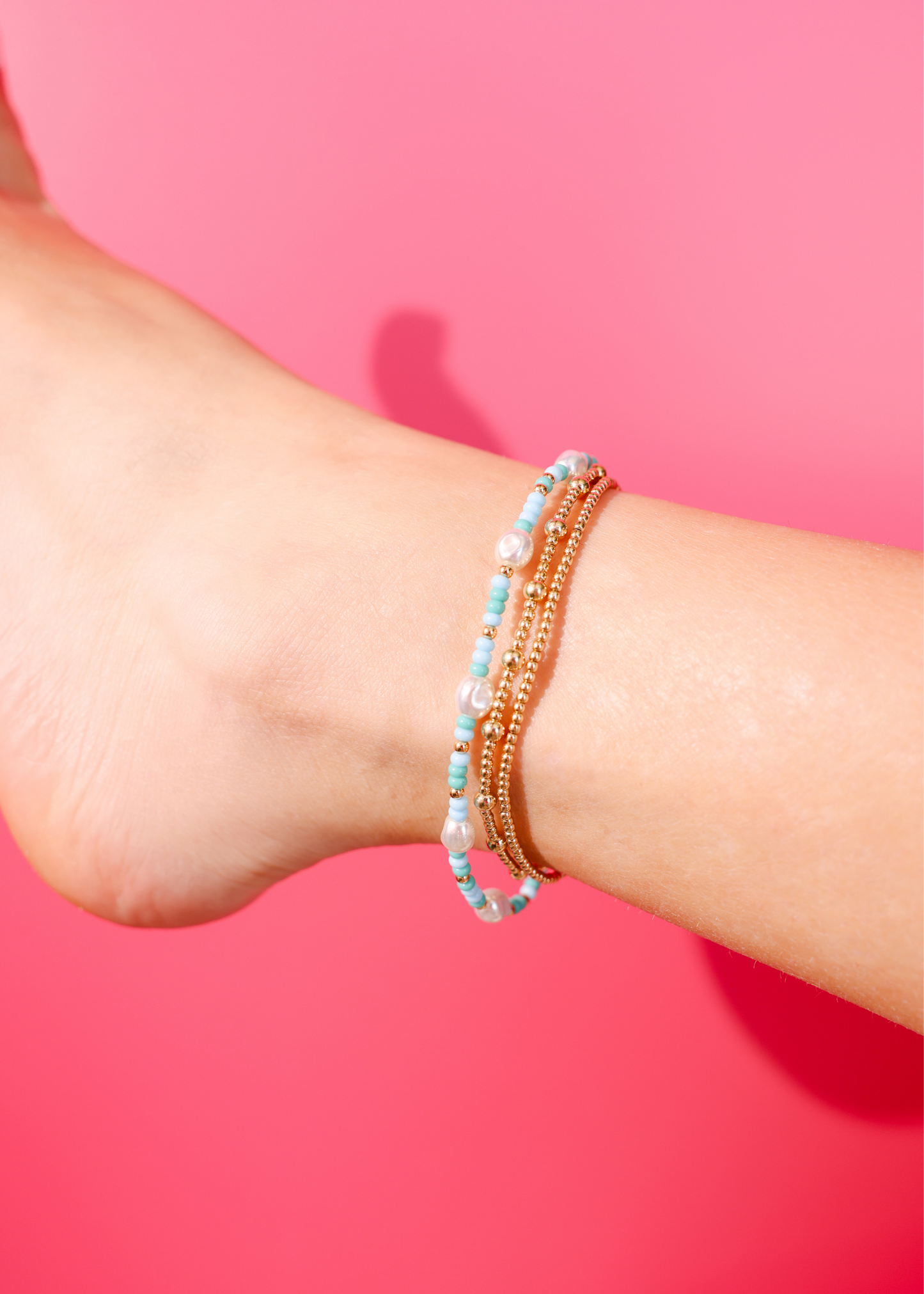 Poolside Sprinkle Pearl Anklet