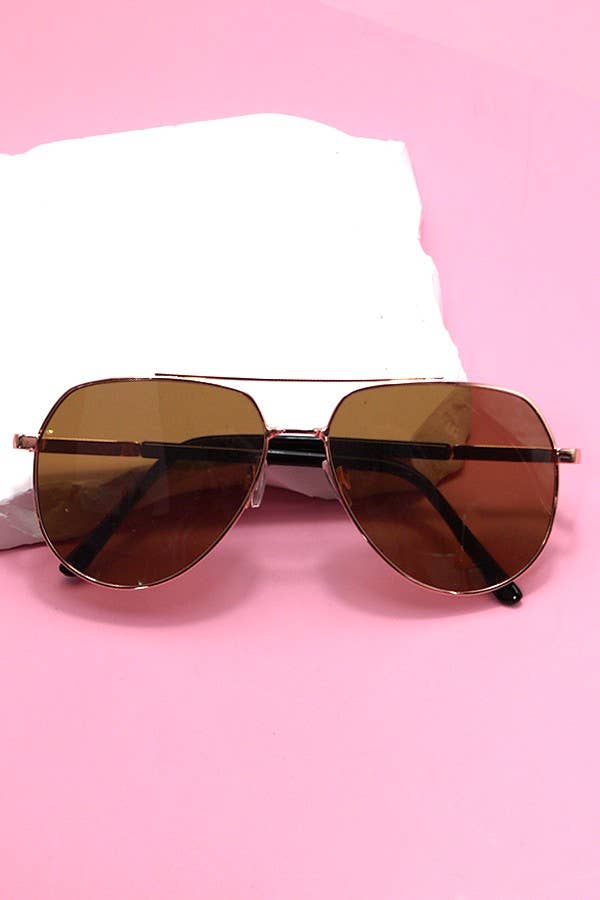 DOUBLE BRIDGE SUNGLASSES AVIATOR
