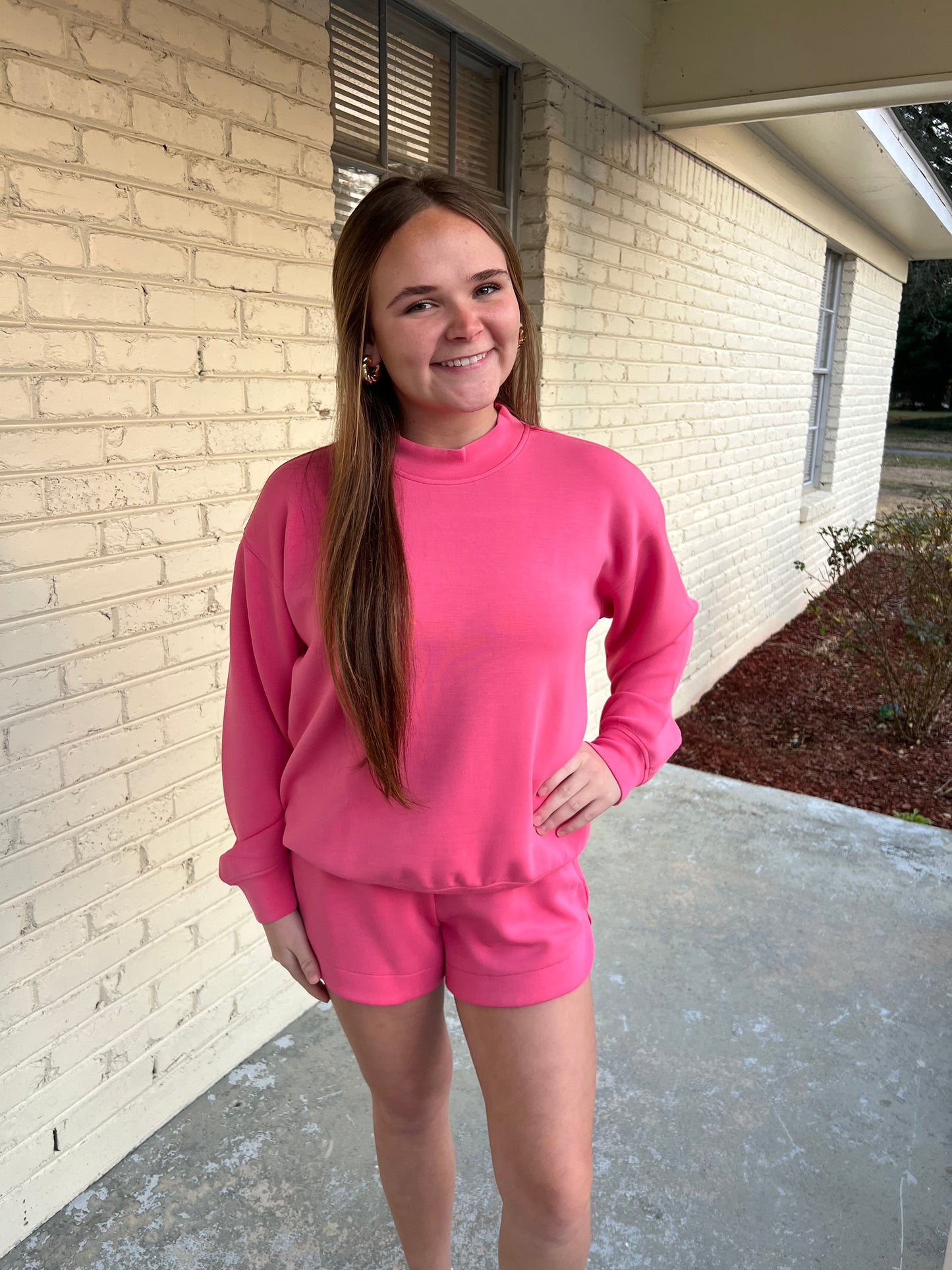 Soft Haven Mock Neck Pullover