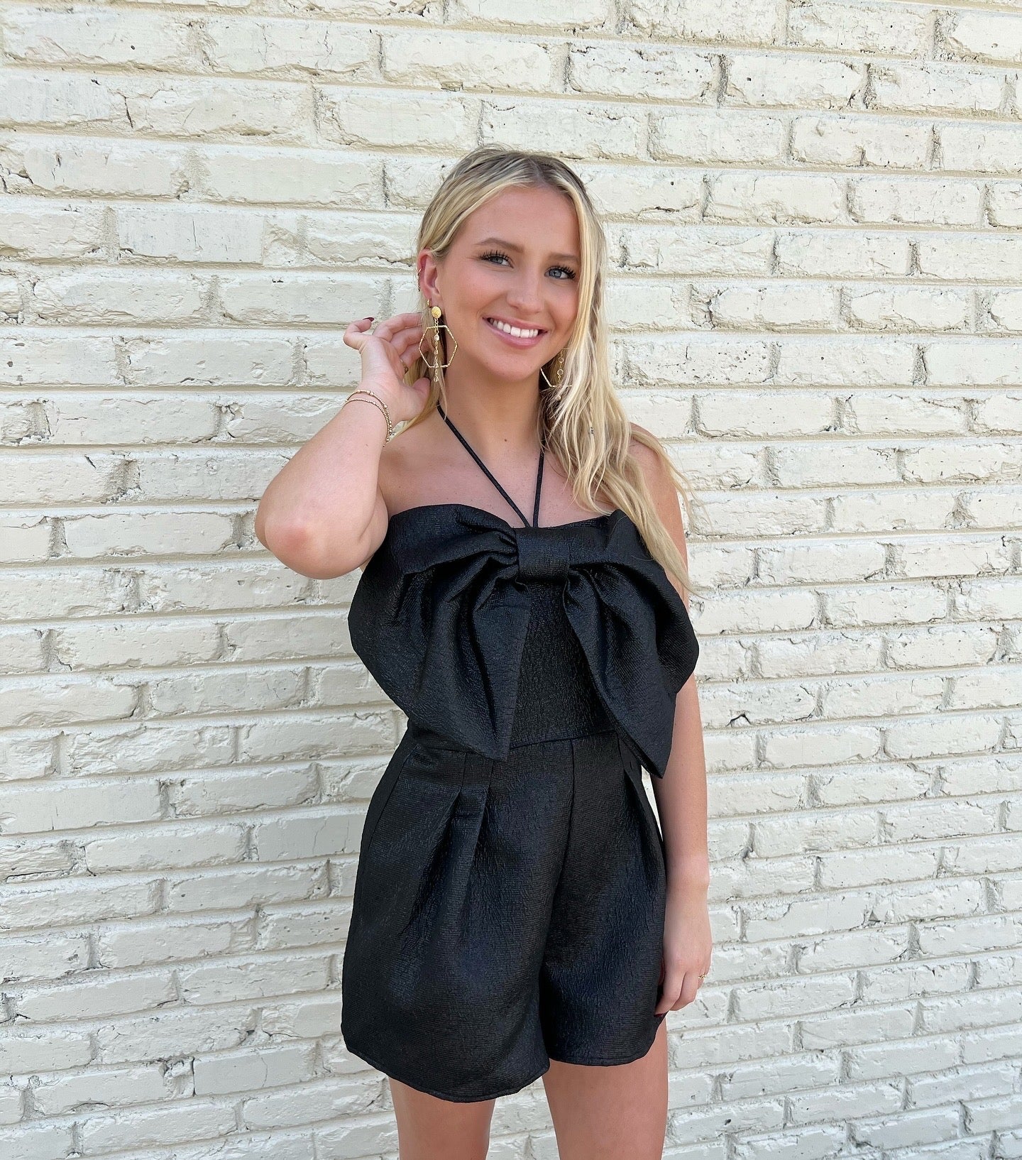 Bow All out Romper