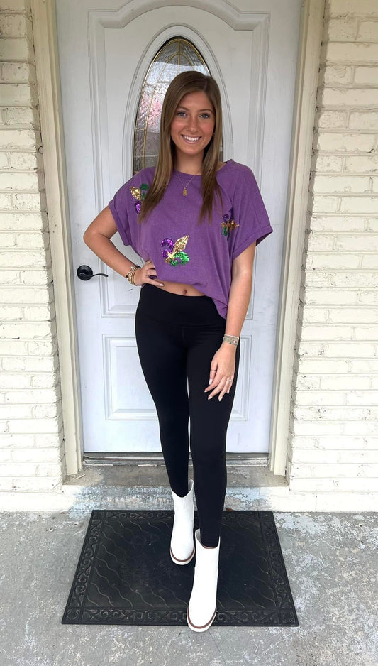 Mardi Gras Ready Top