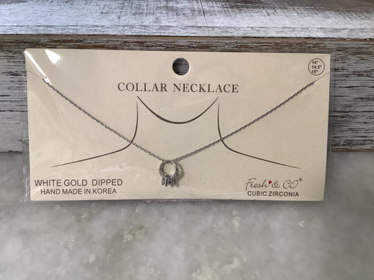 Engagement ring choker
