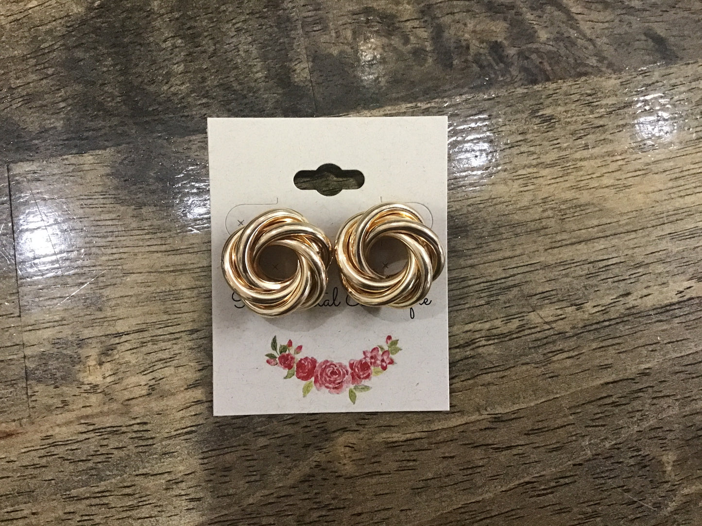 Simple Gold Earrings