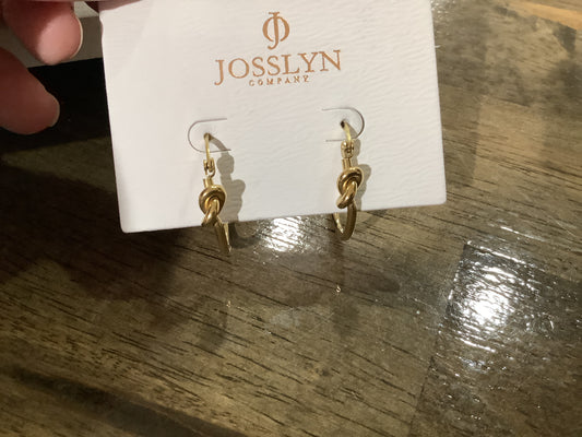 Knot Hoop Earrings