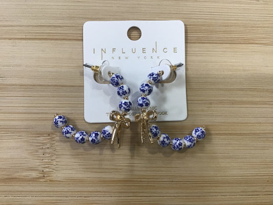 Floral Bow Earring