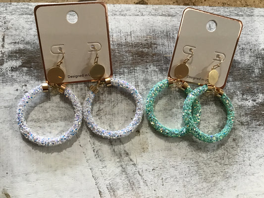 Sparkling Hoop Earring
