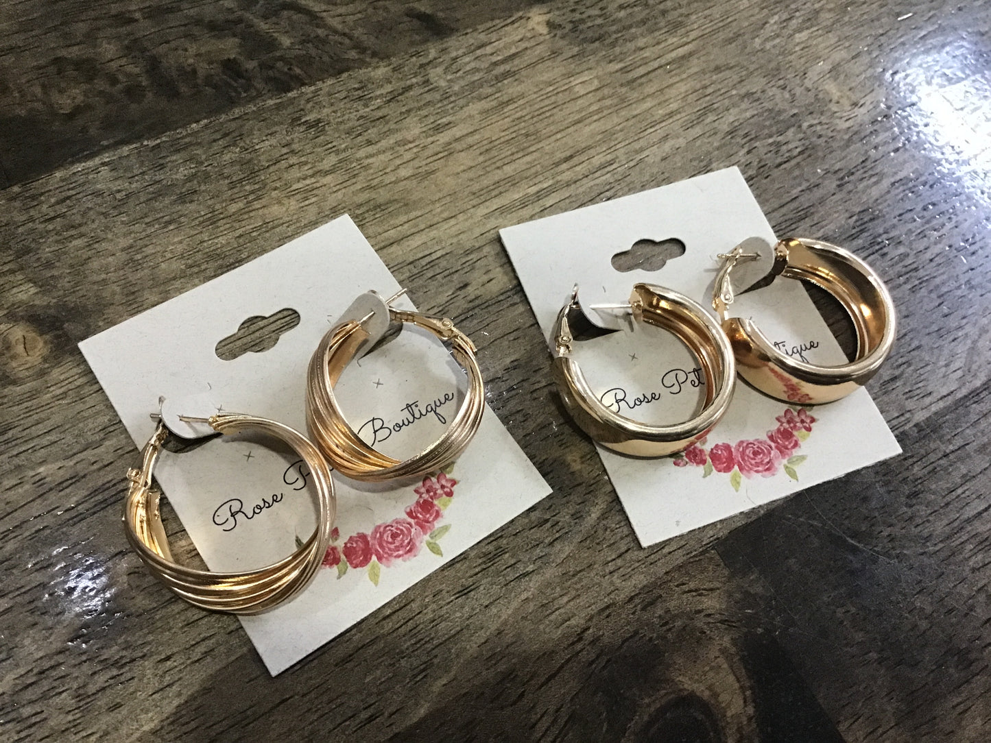 Simple Gold Earrings