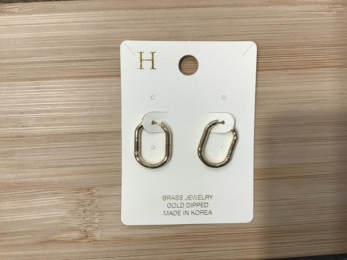 Oval Shape Hoops