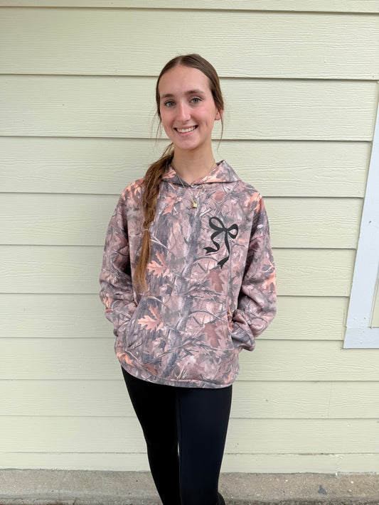 Simply Southern Camo Bow Sweater