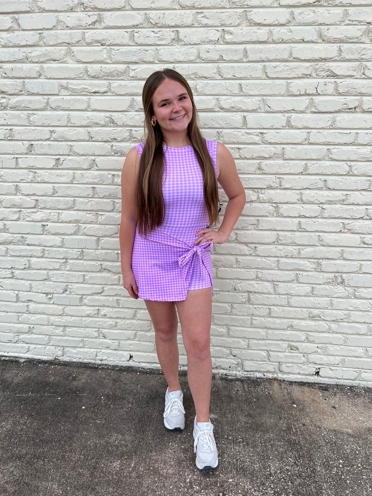 Front Tie Athletic Romper