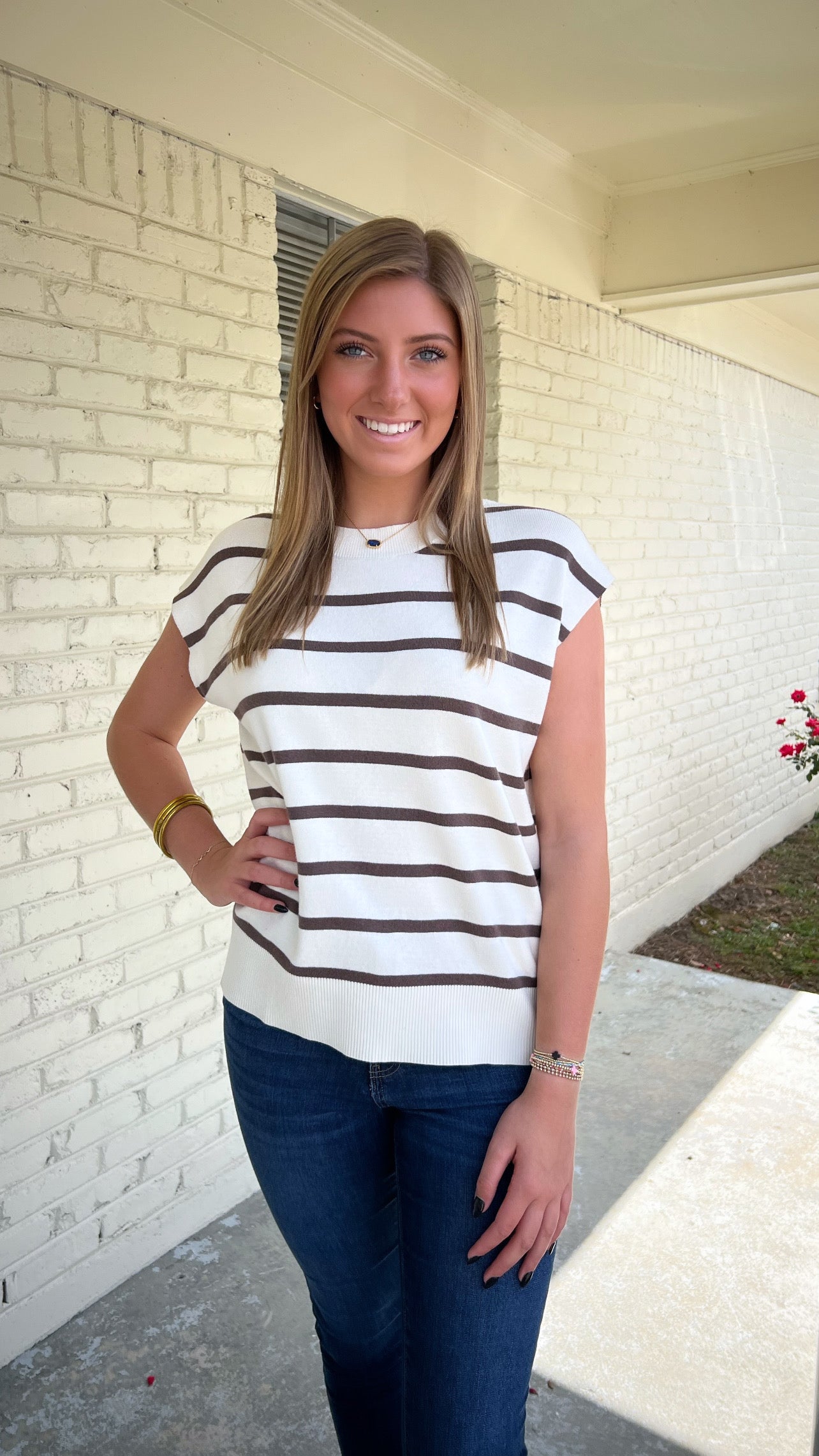 A Love For Stripes Top