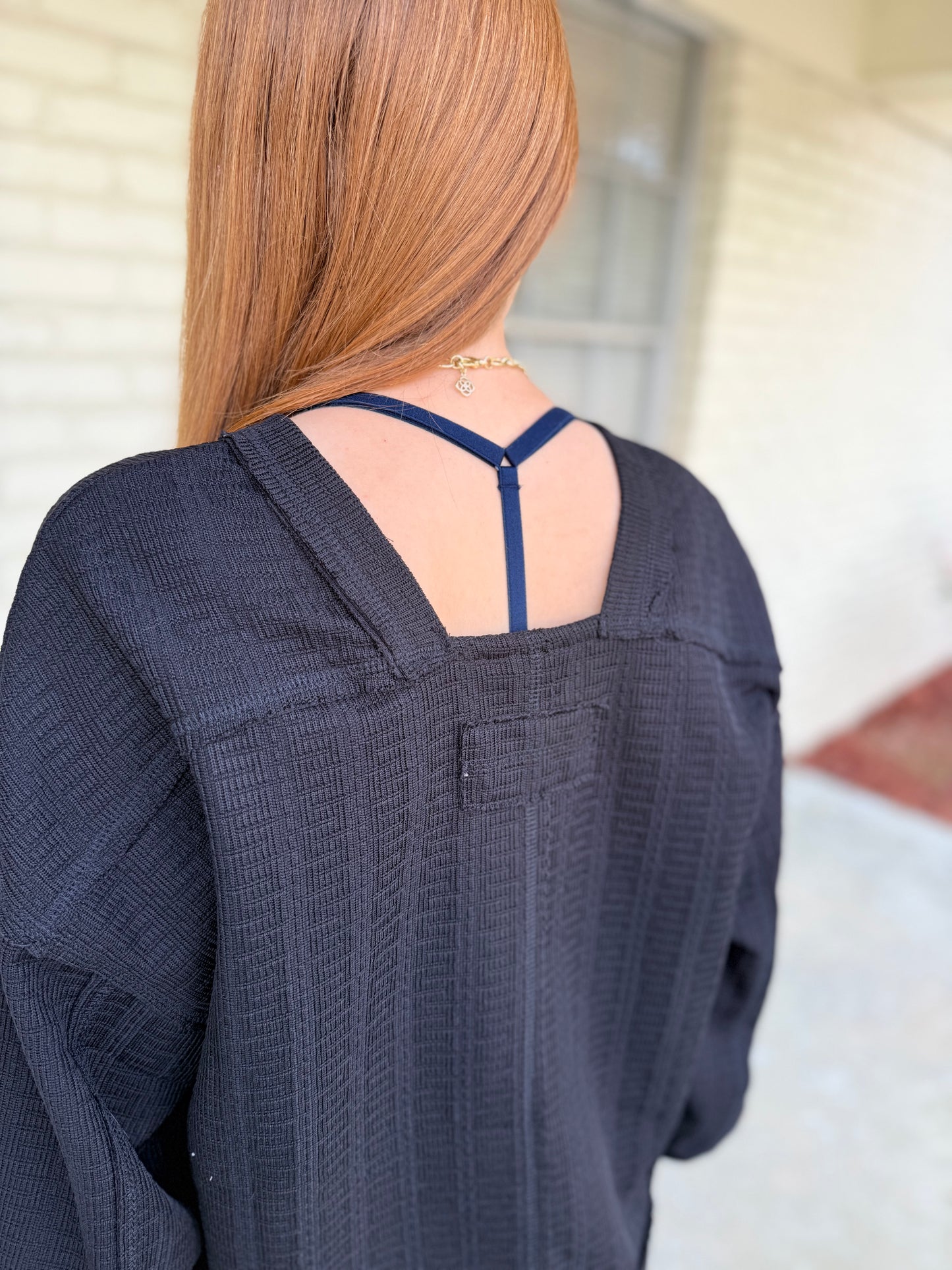 Gibson Girl Oversized Knit Top