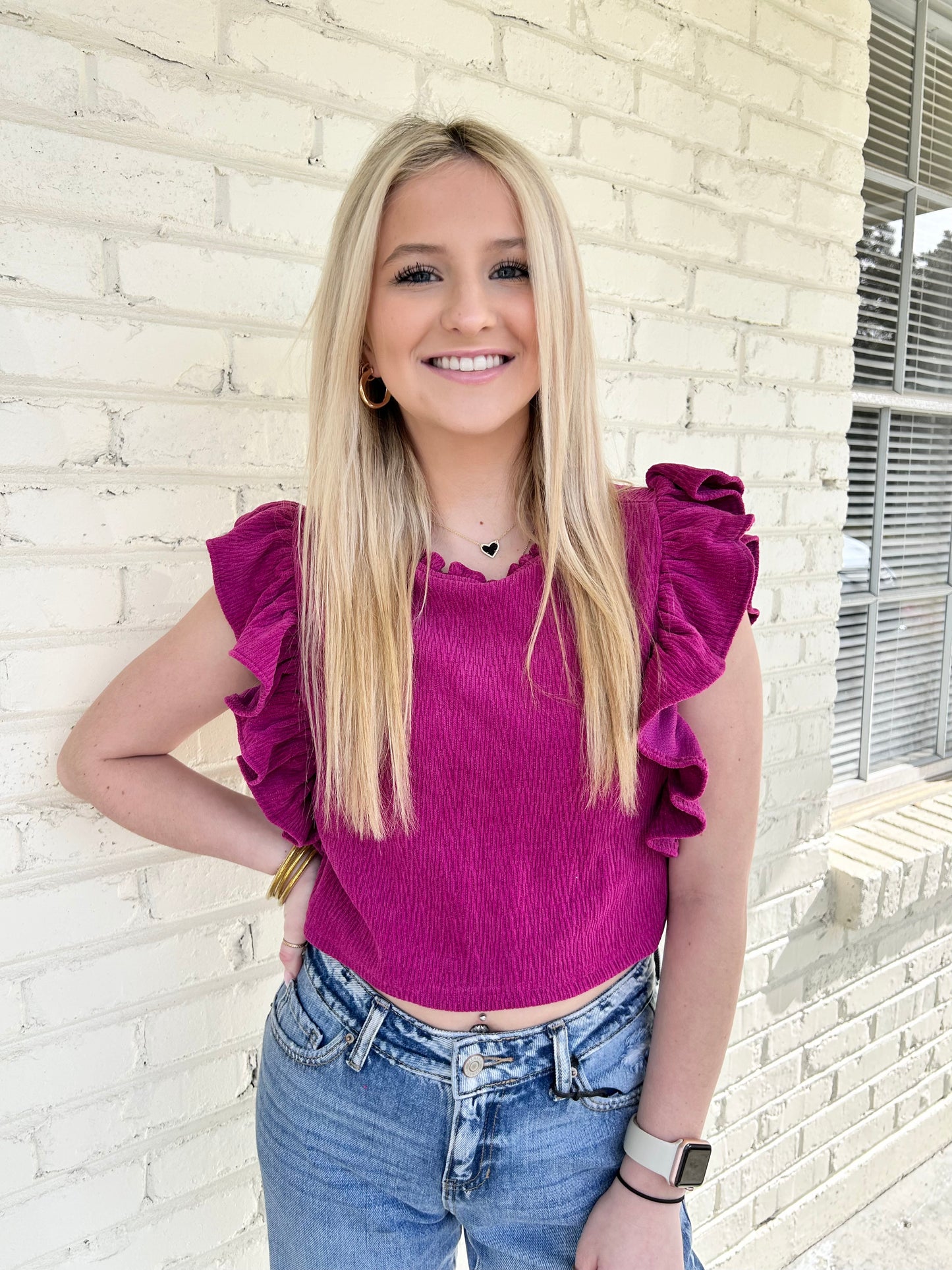 The Misti Ruffle Top